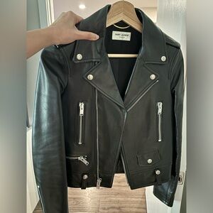Saint Laurent Motorcycle Jacket in Lambskin